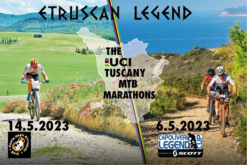 Sabato 6 maggio 2023 è la data definitiva della Capoliveri Legend Cup, nasce la Etruscan Legend “The UCI Tuscany MTB Marathon”