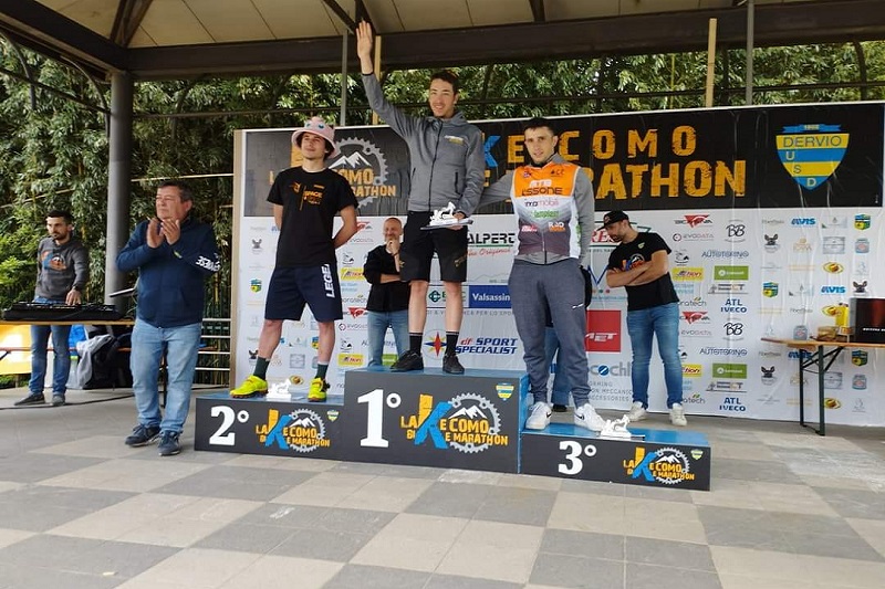 Caratide si impone alla Lake Como Bike Marathon