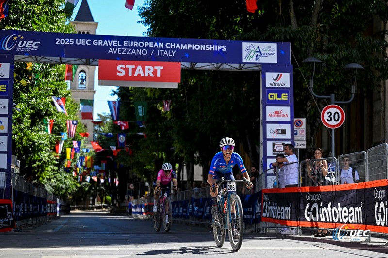 Europei Gravel: Erica Magnaldi regina ad Avezzano