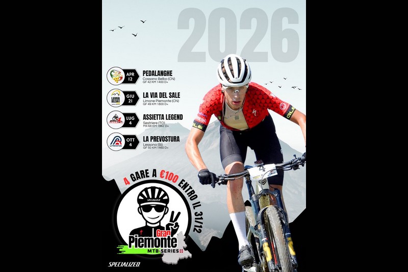 4 tappe per la novità Gran Piemonte MTB Series