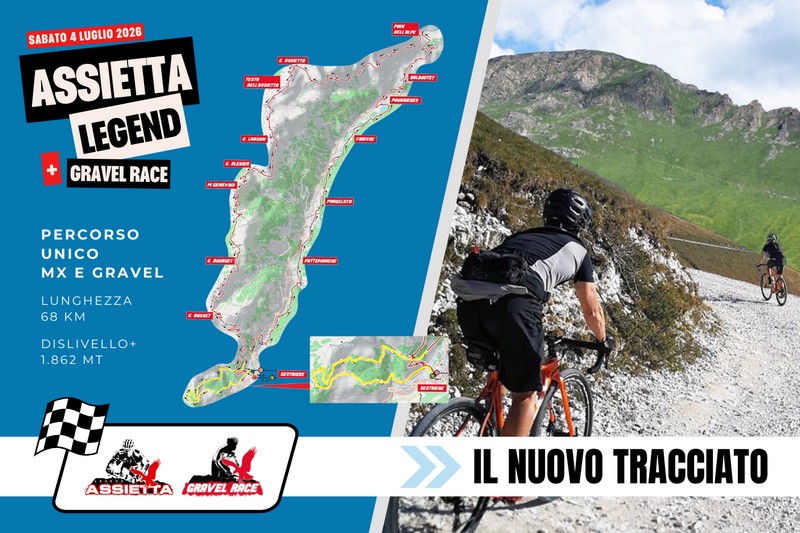 Assietta Legend & Gravel Race 2026: un nuovo percorso, la stessa leggenda!