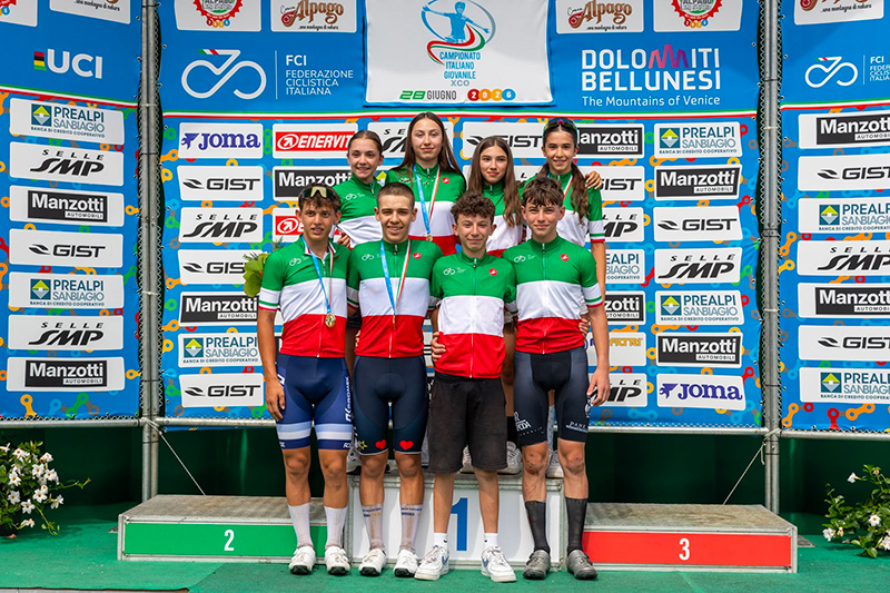 Le maglie tricolori giovanili mettono il sigillo alla tre giorni di Alpago Bike Funtastik
