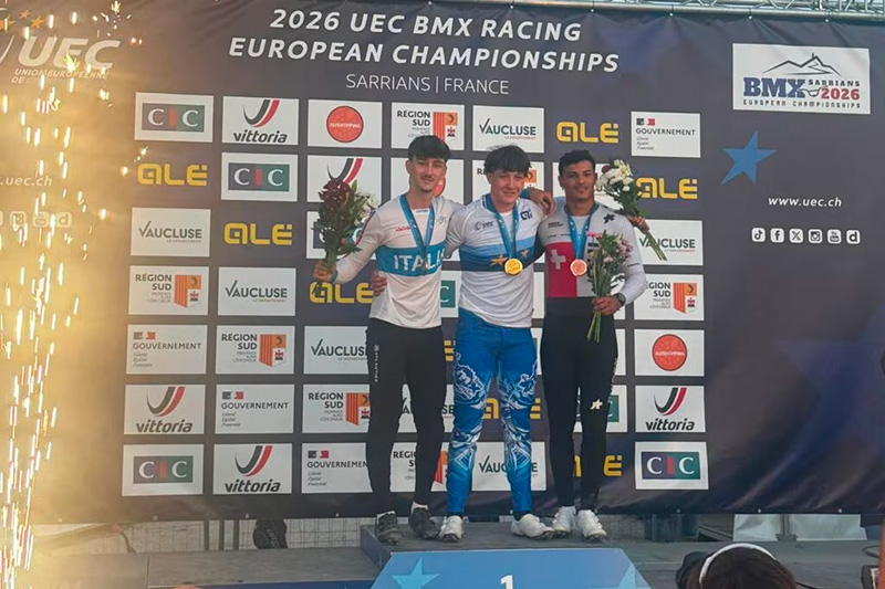 Europei BMX Racing: Del Tongo oro Junior, Chiandetti argento